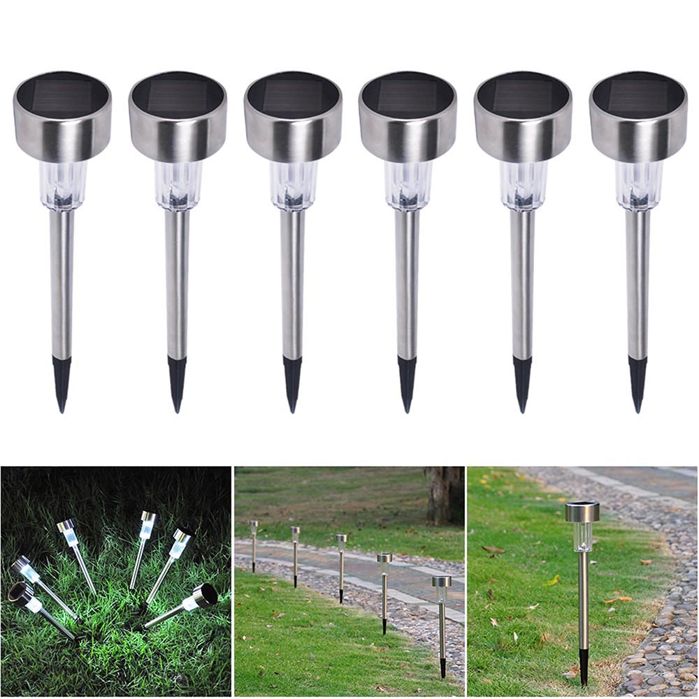 24 LED Solar Powered Pathway Lights Landscape Outdoor Patio Garden Walkway Yard - Picture 15 of 19