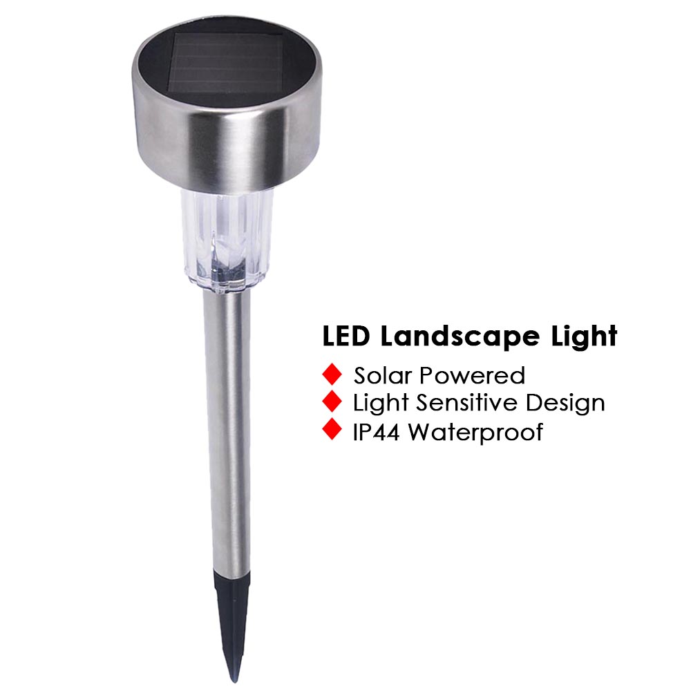 24 LED Solar Powered Pathway Lights Landscape Outdoor Patio Garden Walkway Yard - Picture 8 of 19