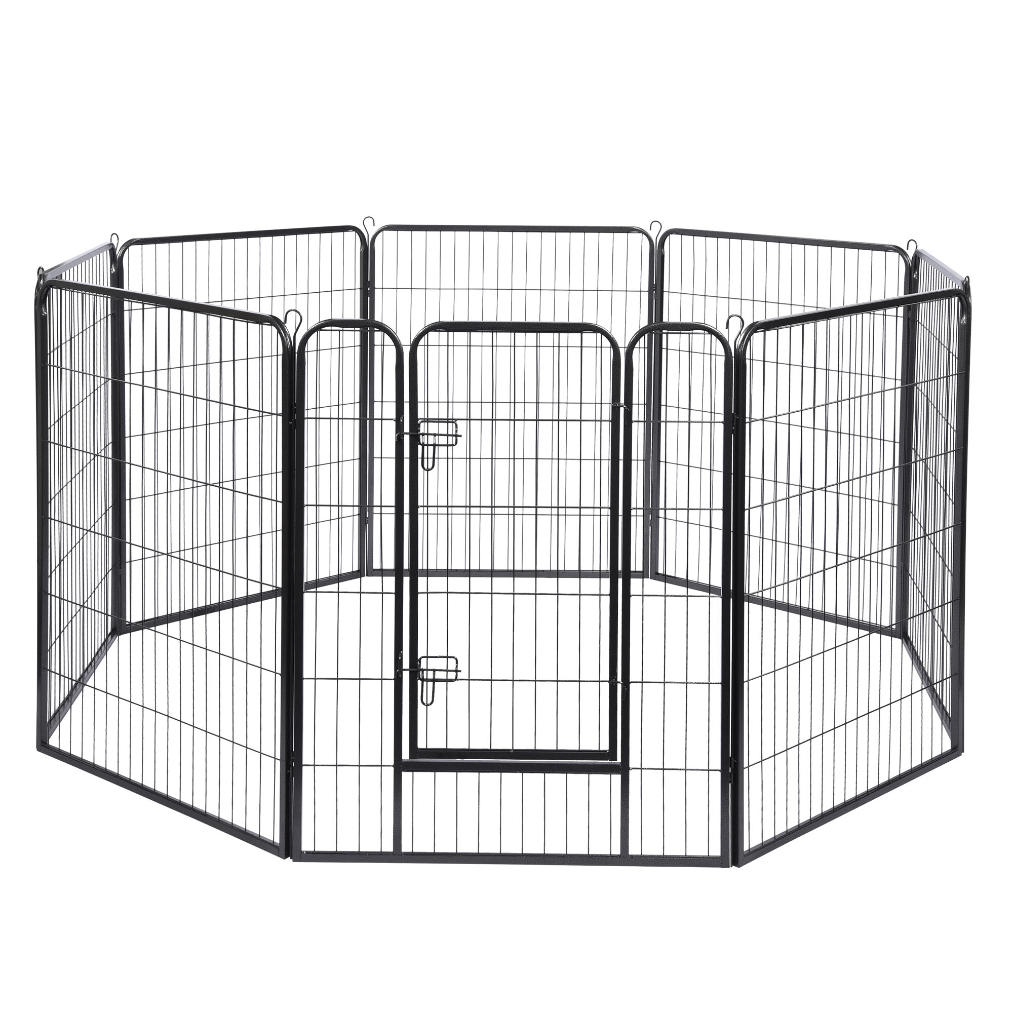 Folding Pet Playpen Dog Metal Outdoor Exercise Barrier Fence 40" 45" Tall Crate - Picture 16 of 40