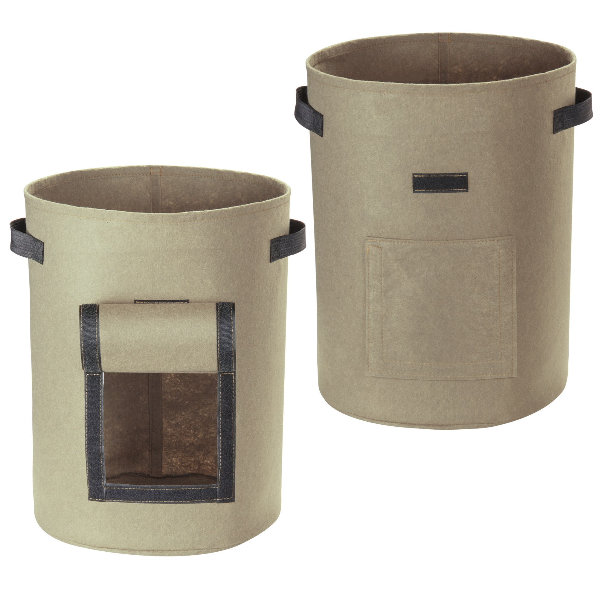 2pc Grow Bags Fabric Pots Root Pouch with Handles Planting Container 5