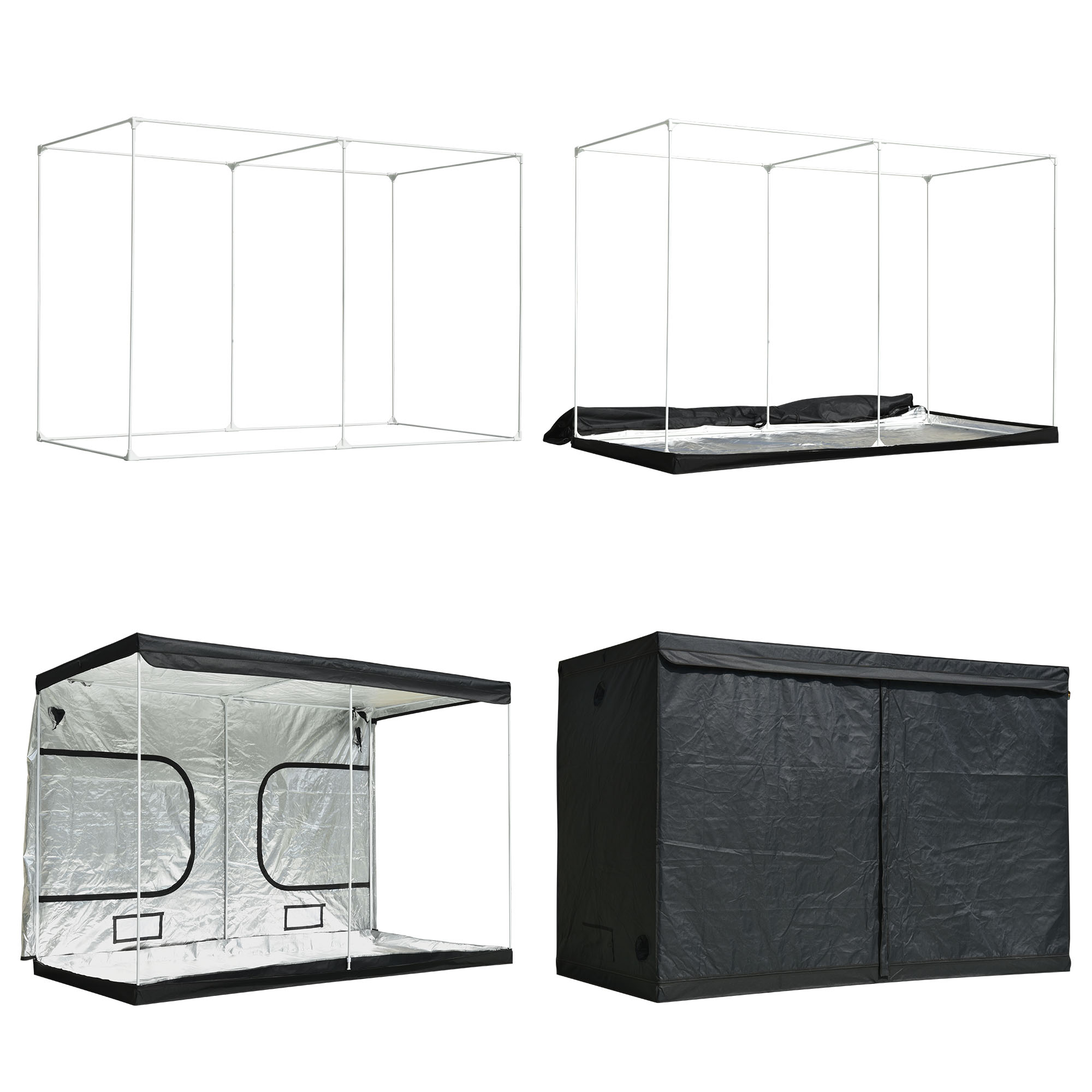 Hydroponics Grow Tent 100 Reflective Mylar Non Toxic Plants Indoor