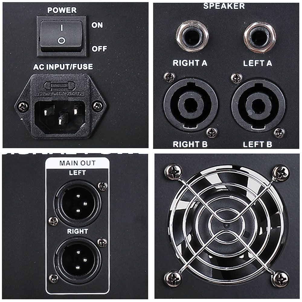 10 Channel Professional Powered Mixer Power Mixing Amplifier Amp 16DSP