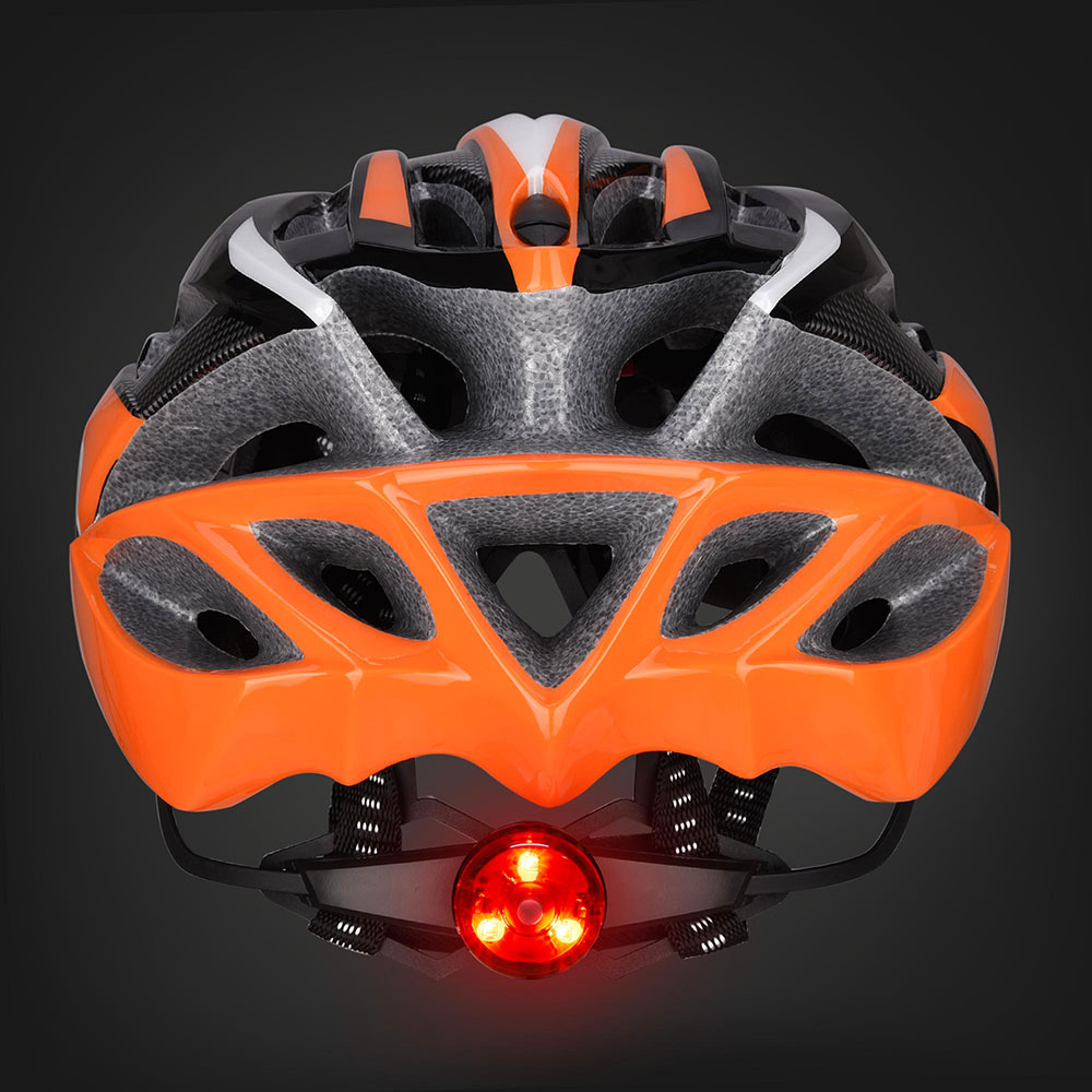 Bicycle Helmet Bike Cycling Adult Adjustable Safety Helmet Visor LED