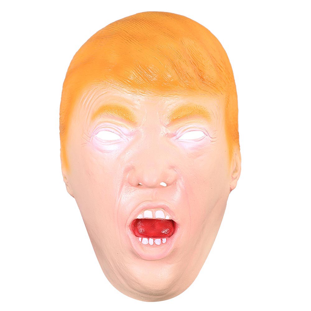 Donald Trump Costume Mask Halloween Realistic Latex Masquerade Carnival ...