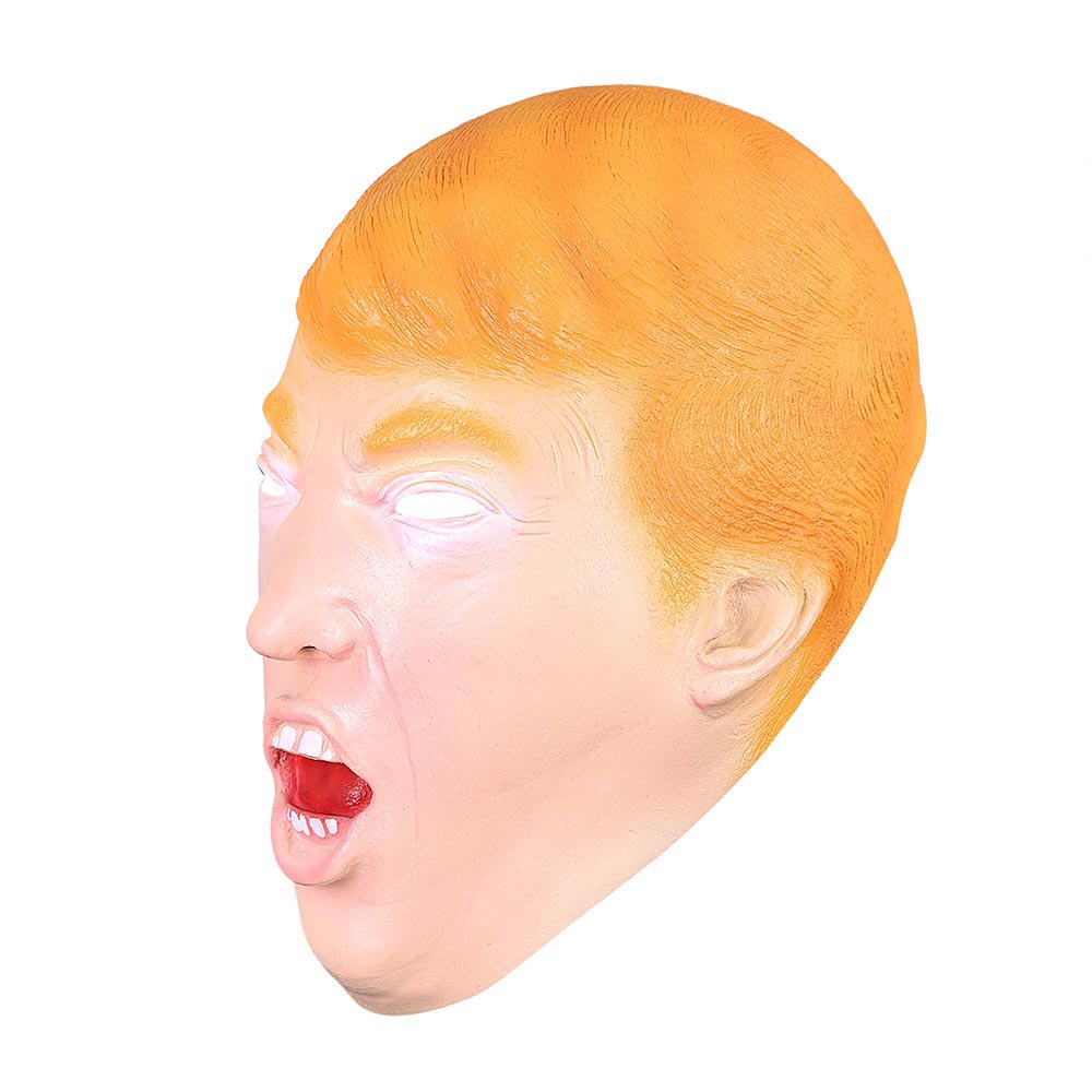 Donald Trump Costume Mask Halloween Realistic Latex Masquerade Carnival ...