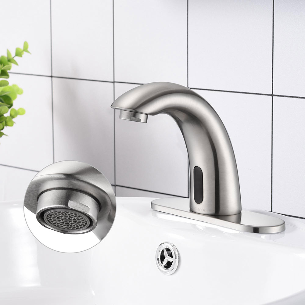 Sensor Motion Faucet Touchless Hands Free Faucet Bathroom Hotel Vessel