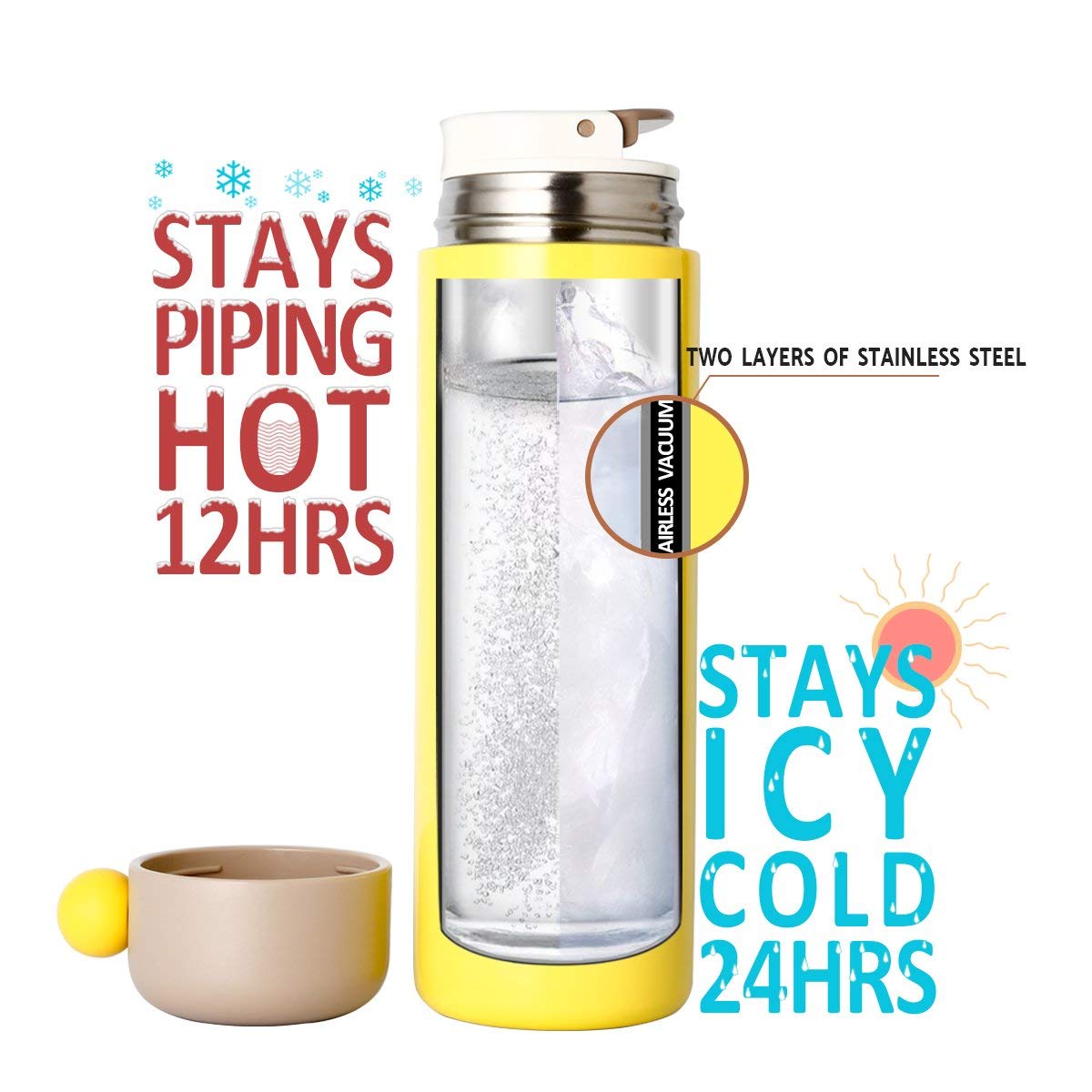 hot tea in hydro flask