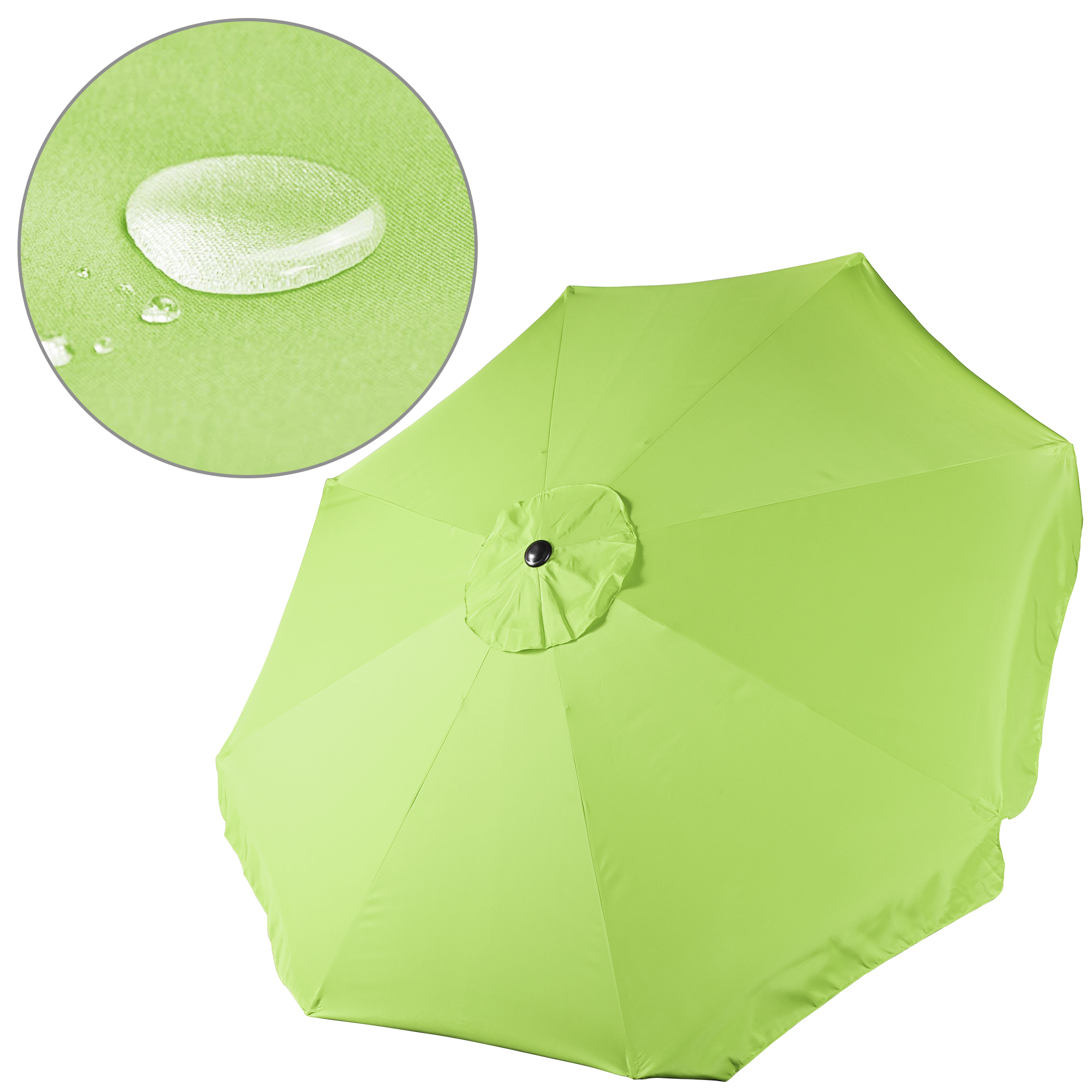 Lime Green Outdoor Patio Umbrella Aluminum 8ft 9ft 10ft 13ft Beach