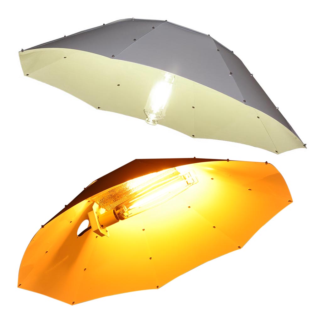 Grow Tent Light Reflector Hoods Air Cooled Tube For 250 400 600 1000w