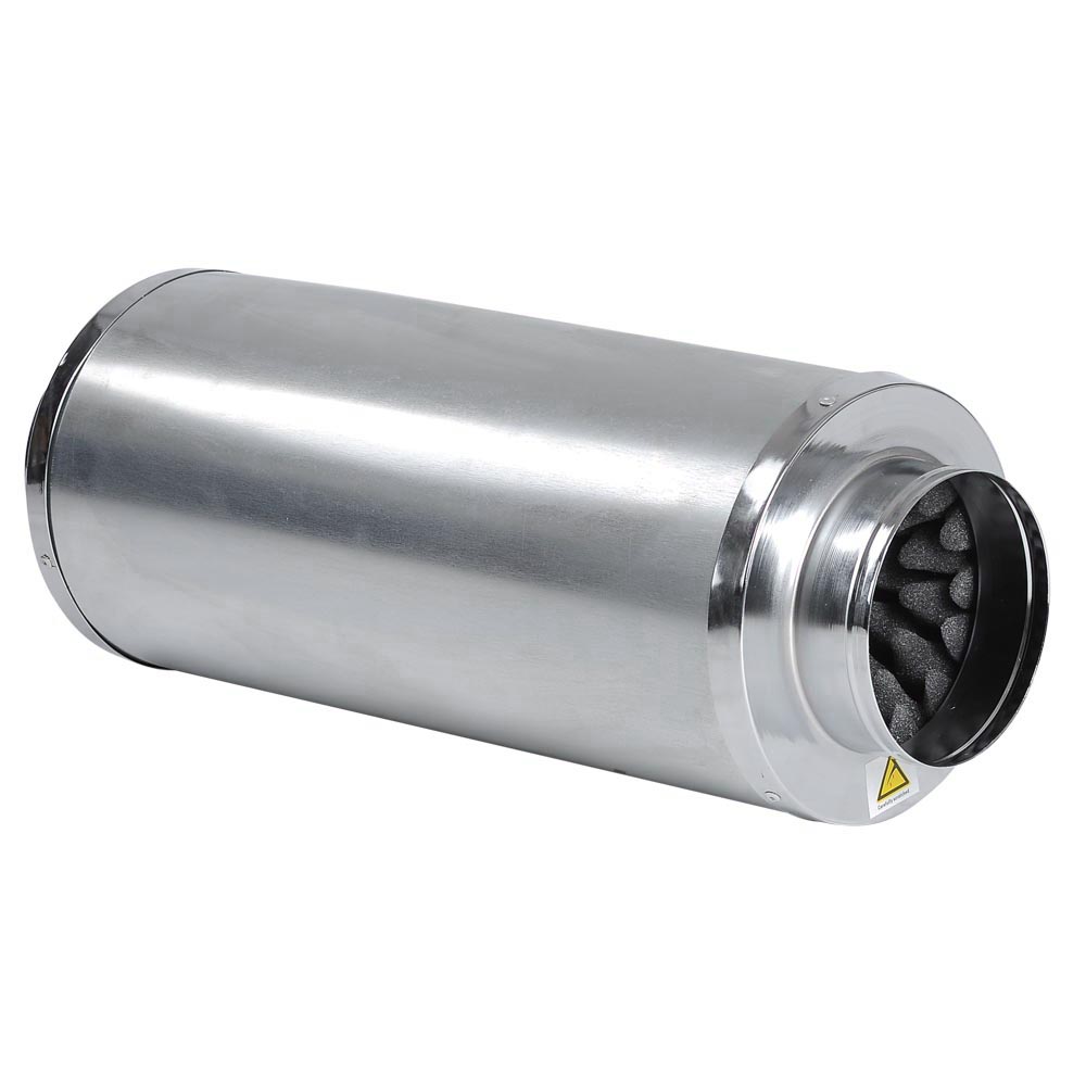 6" Inch Inline Muffler Noise Reducer Silencer for Duct Fan Air Blower