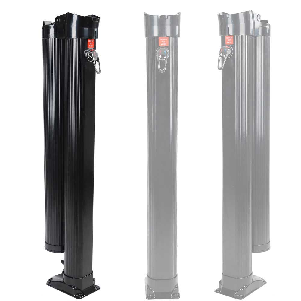 6.6 Gallon Foldable Solar Heated Shower Head Pool Beach Outdoor