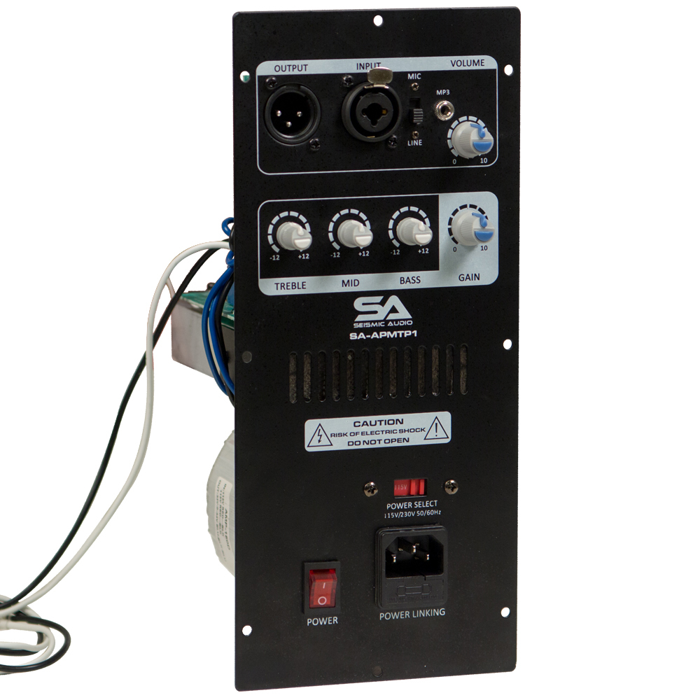 150 Watt Plate Amplifier with 3 Band EQ for PA/DJ Speaker