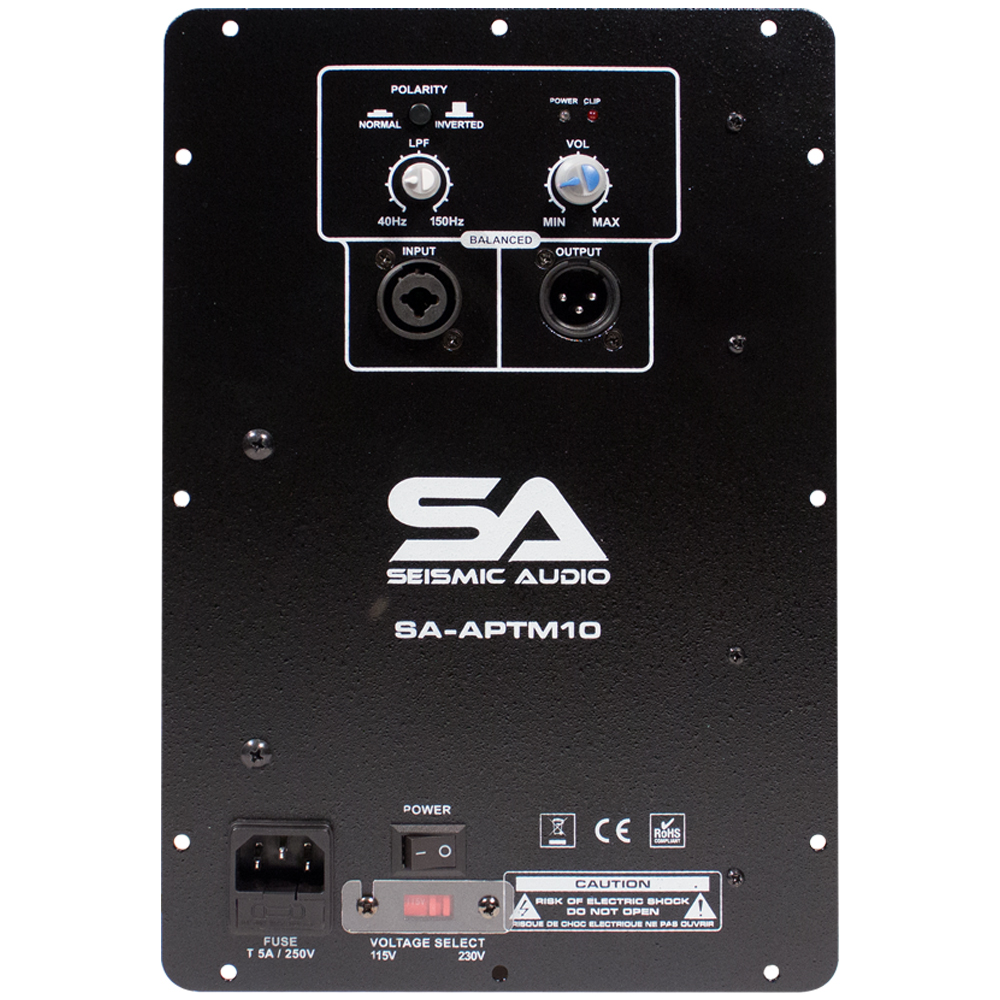 300 Watt 4 Ohm Plate Amplifier for Subwoofer Class AB