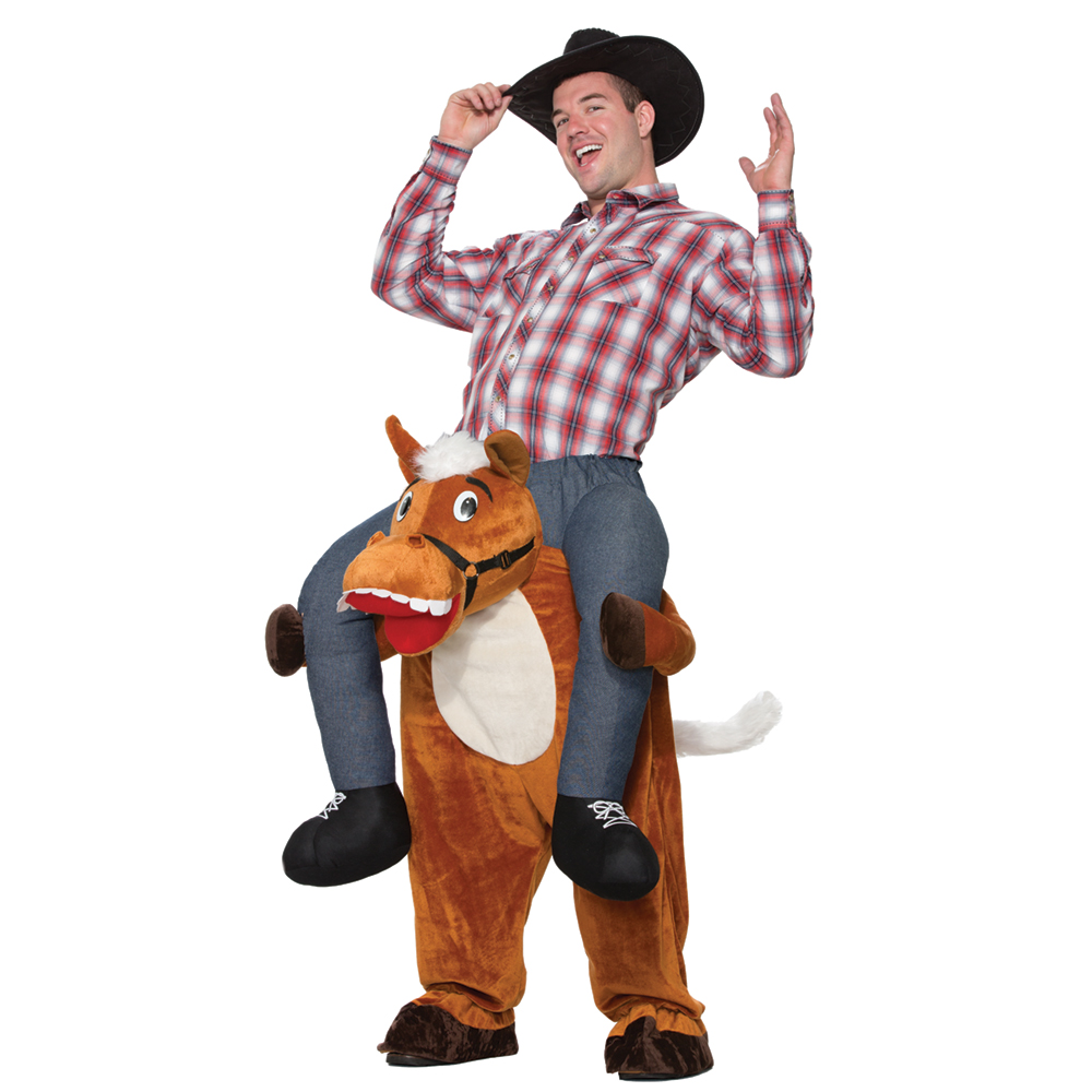 adult horse back cowboy rider halloween costume