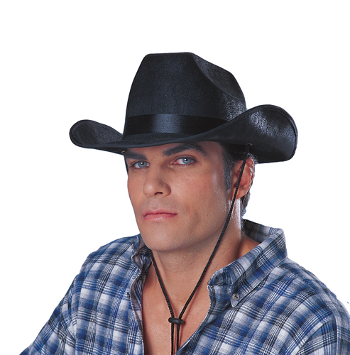 black rancher cowboy hat