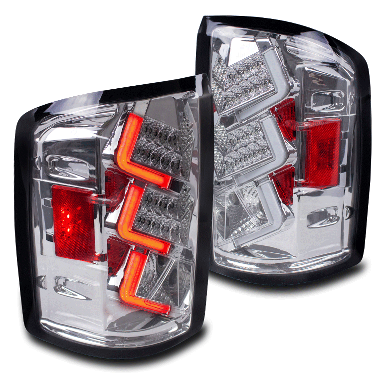 1417 GMC SIERRA 1500/15+ 2500 3500 HD PICKUP LED TAIL BRAKE LIGHTS