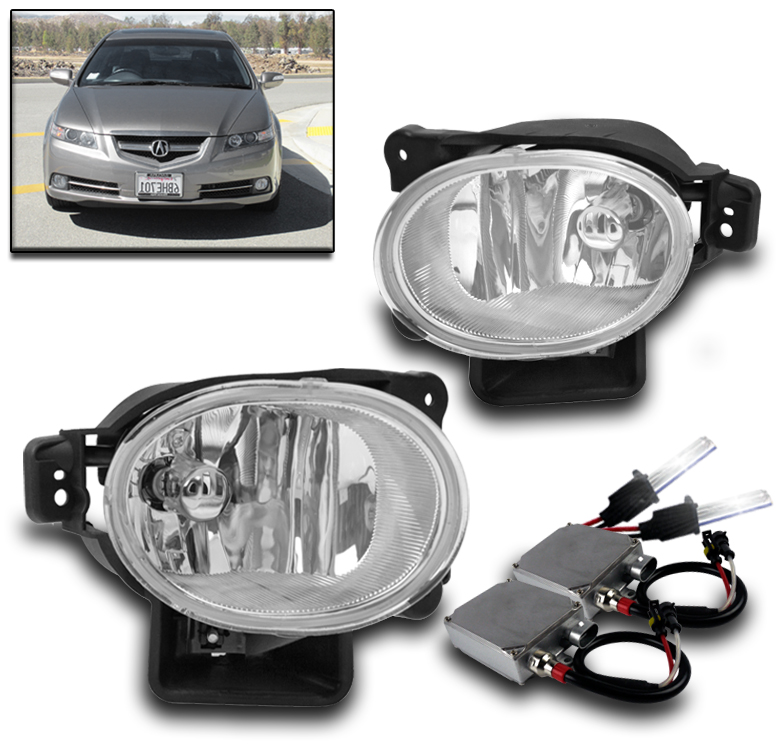 20072008 ACURA TL BASE TYPES FRONT BUMPER DRIVING FOG LIGHT LAMP