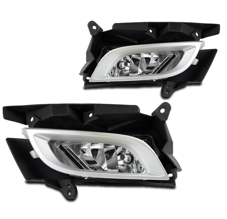 1011 MAZDA 3 MAZDA3 BUMPER DRIVING CHROME FOG LIGHTS LAMP W/3K XENON