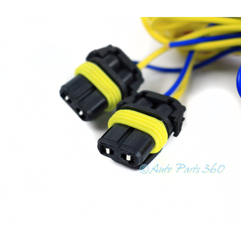 Fog Lights Lamps Wiring Harness Kit W 9006 Connector For