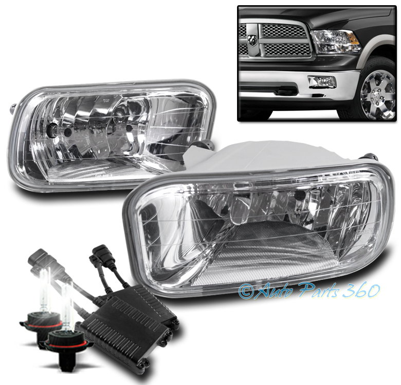 Halogen Fog Light Kit For 2019-2024 RAM 1500 – Chrome With Bezel And Switch