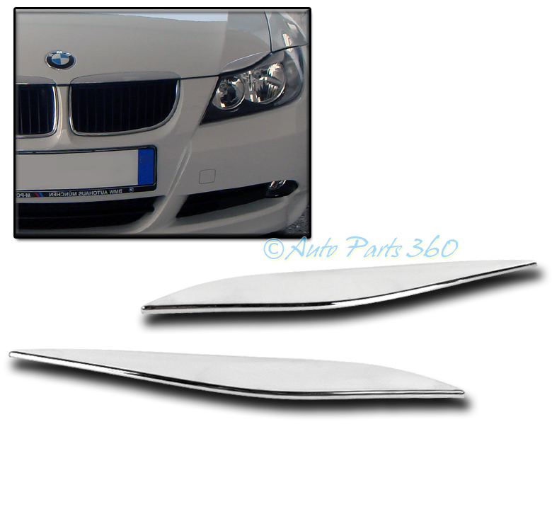 05-11 BMW E90 3-SERIES PROJECTOR HEADLIGHT LAMP UPPER BEZEL MOULDING TRIM NEW