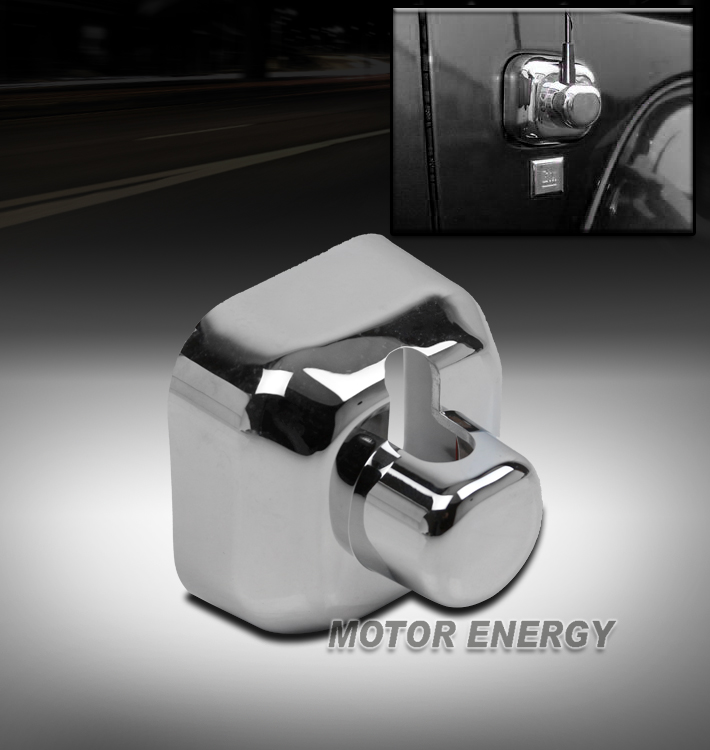 thumbnail image 2 of Chrome Antenna & Antenna Base Cover For Hummer H3 – WELLSTAR 2 of 5
