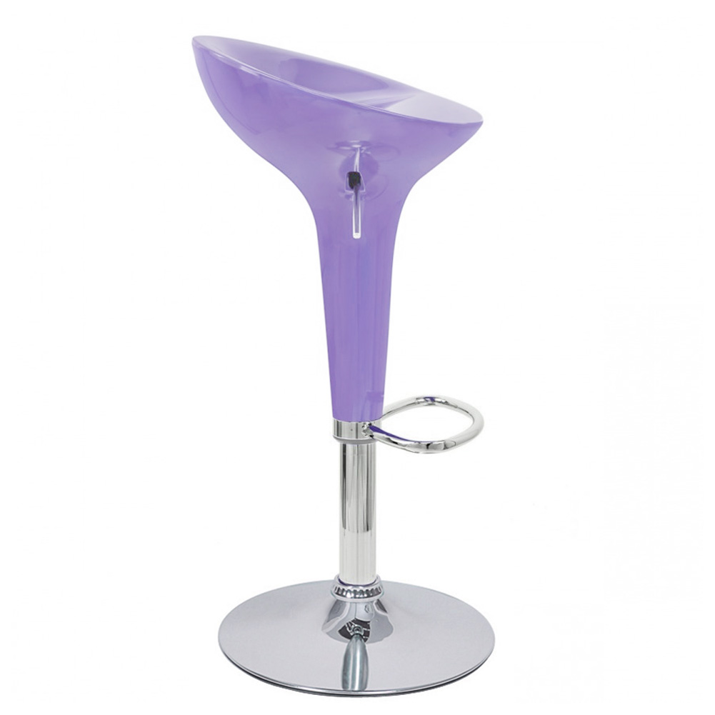 MODERN ADJUSTABLE BOMBO STYLE BAR STOOL - SCOOP BARSTOOL - COUNTER