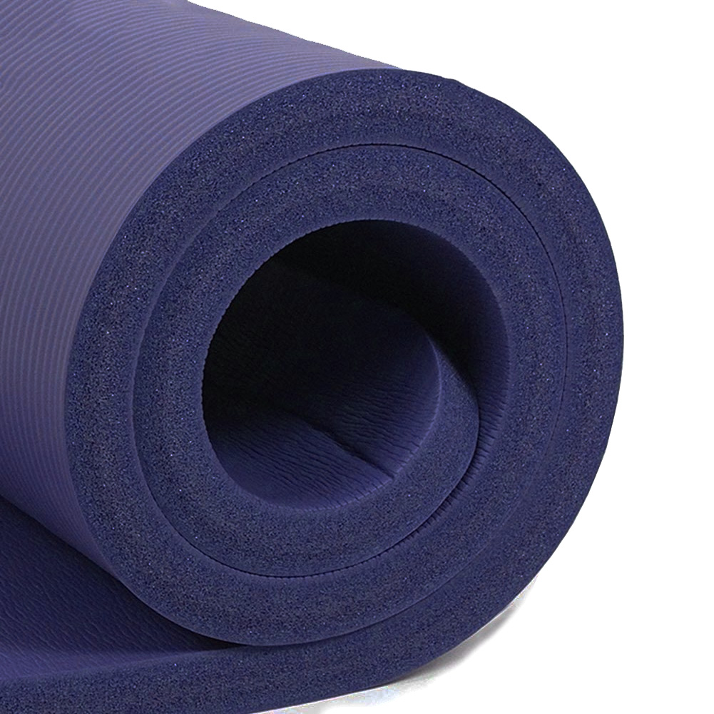 NEW! AUM 72" x 24" x 1/2" THICK ULTRA SOFT YOGA EXERCISE MAT HD CELL