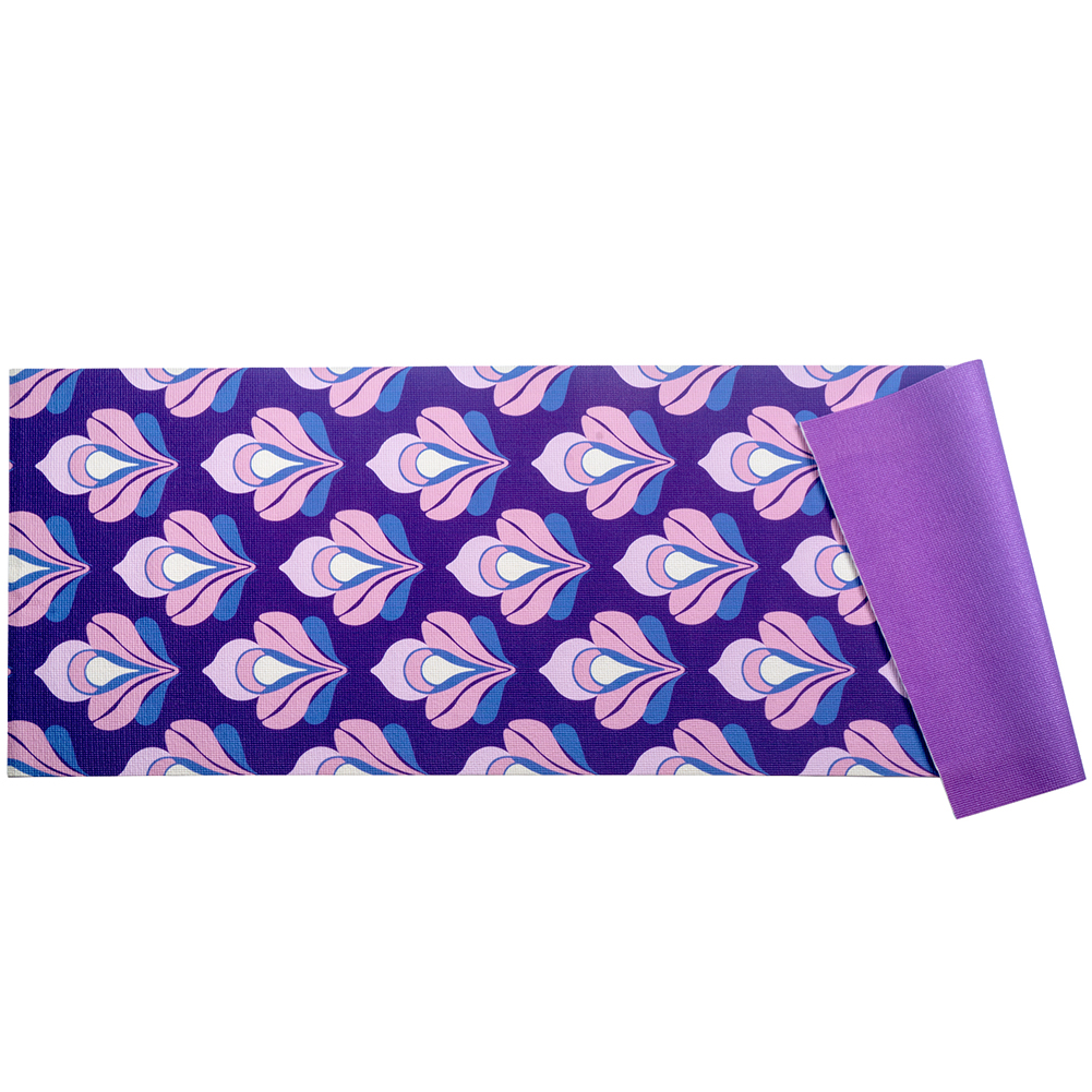 NEW! AUM 68" x 24" ULTRA SOFT TEXTURE YOGA EXERCISE MAT - NON-SLIP W/CARRY STRAP - Picture 19 of 35