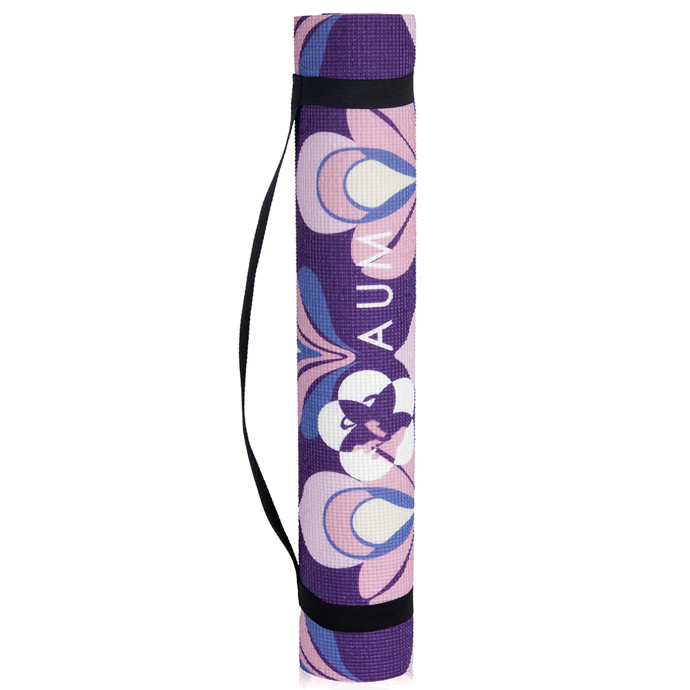 NEW! AUM 68" x 24" ULTRA SOFT TEXTURE YOGA EXERCISE MAT - NON-SLIP W/CARRY STRAP - Picture 20 of 35