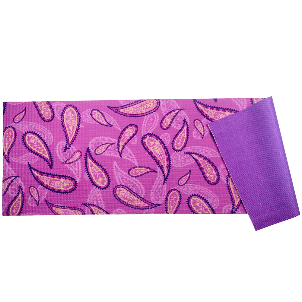 NEW! AUM 68" x 24" ULTRA SOFT TEXTURE YOGA EXERCISE MAT - NON-SLIP W/CARRY STRAP - Picture 10 of 35