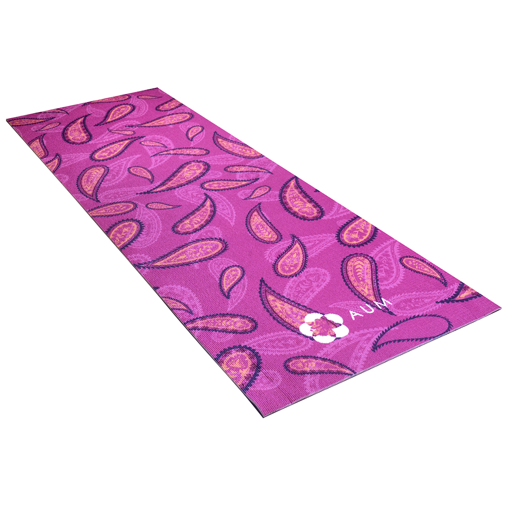 NEW! AUM 68" x 24" ULTRA SOFT TEXTURE YOGA EXERCISE MAT - NON-SLIP W/CARRY STRAP - Picture 13 of 35