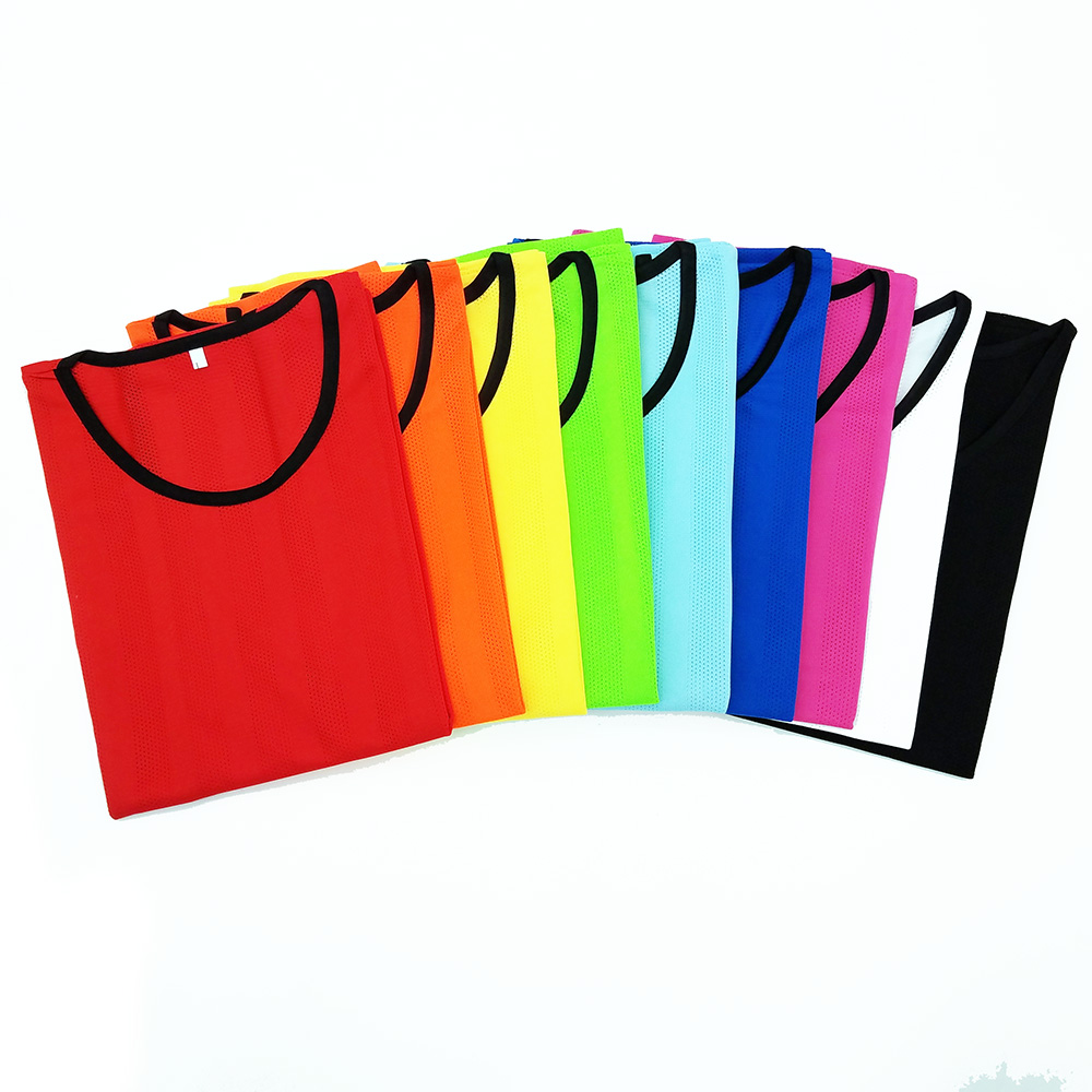 NEW! GoTEAM SPORT TRAINING PINNIES - STRIPED MESH - ADULTS/YOUTH SCRIMMAGE VESTS - Picture 13 of 16