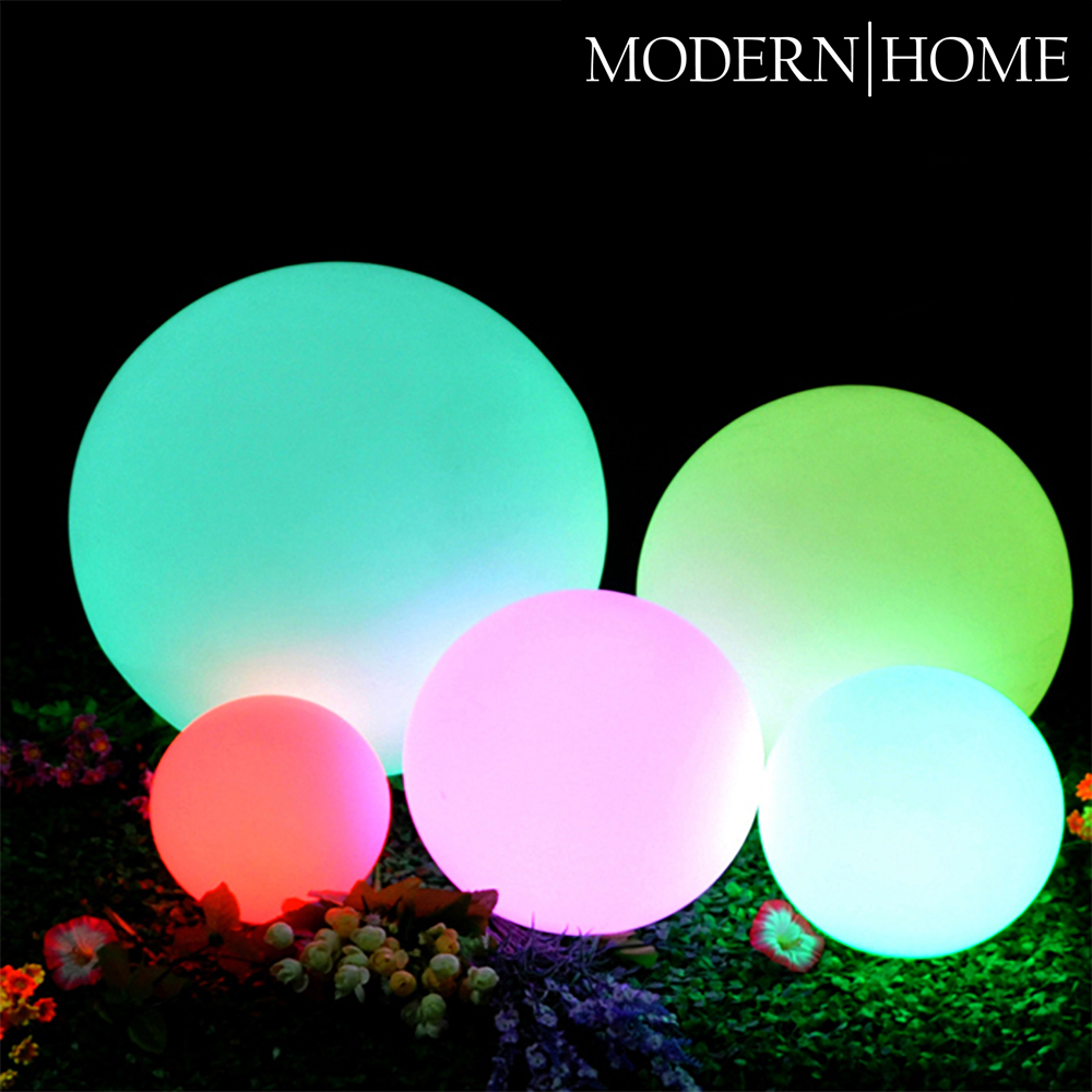 WATER RESISTANT LED COLOR SPHERE MOOD GLOWING ORB FLOATING LIGHT BALL NEW