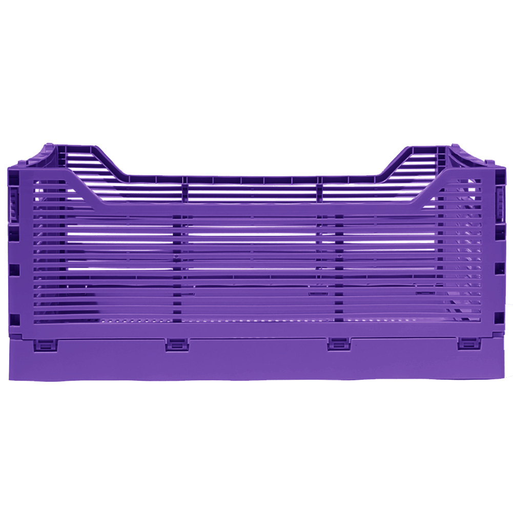 NEW! Stackable Folding Desk/Beauty/Closet Storage Crate - Folds Flat-Space Saver - Imagen 35 de 47