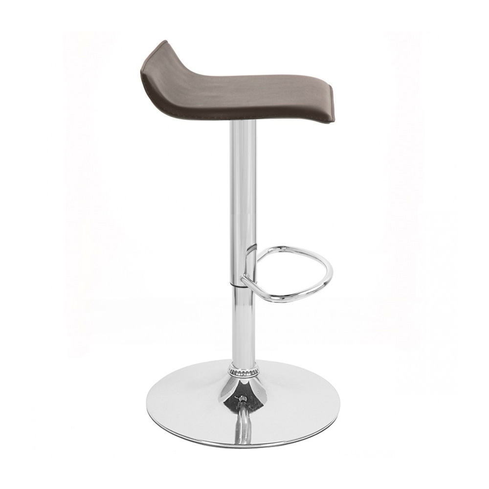 MODERN "LEATHER" BARSTOOL ADJUSTABLE SWIVEL - ADJUSTING HEIGHT BAR STOOL - SIGMA - Picture 10 of 16