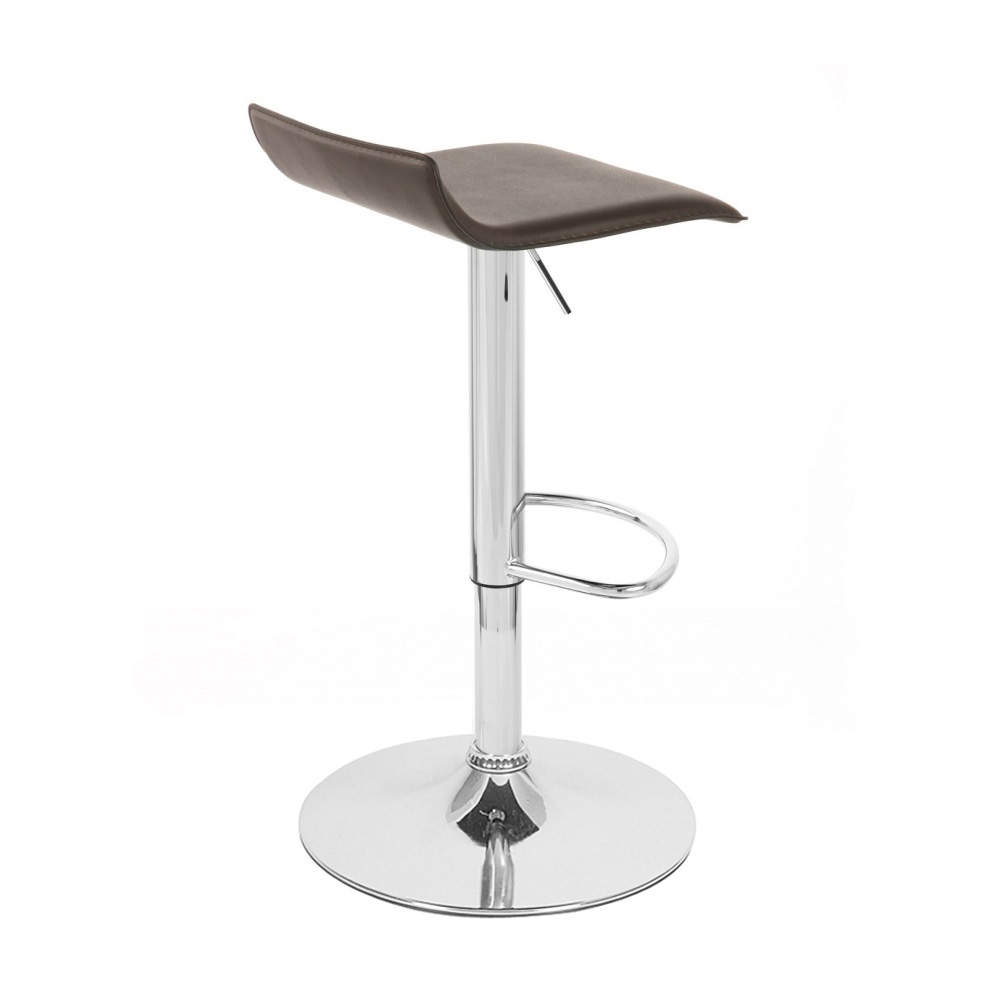 MODERN "LEATHER" BARSTOOL ADJUSTABLE SWIVEL - ADJUSTING HEIGHT BAR STOOL - SIGMA - Picture 11 of 16