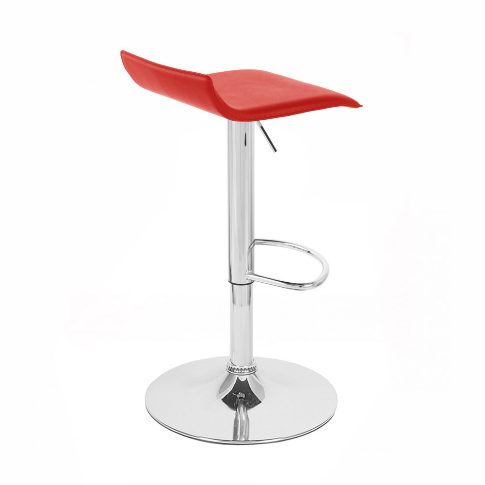 MODERN "LEATHER" BARSTOOL ADJUSTABLE SWIVEL - ADJUSTING HEIGHT BAR STOOL - SIGMA - Picture 7 of 16