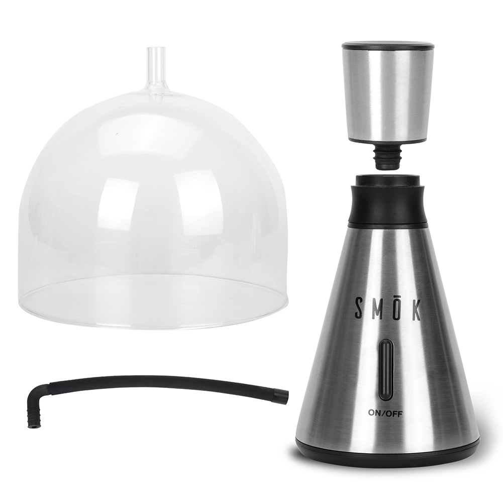SMŌK FOOD & DRINK SMOKE INFUSER HICKORY/APPLEWOOD INFUSION SMOKER W/CLEAR DOME eBay