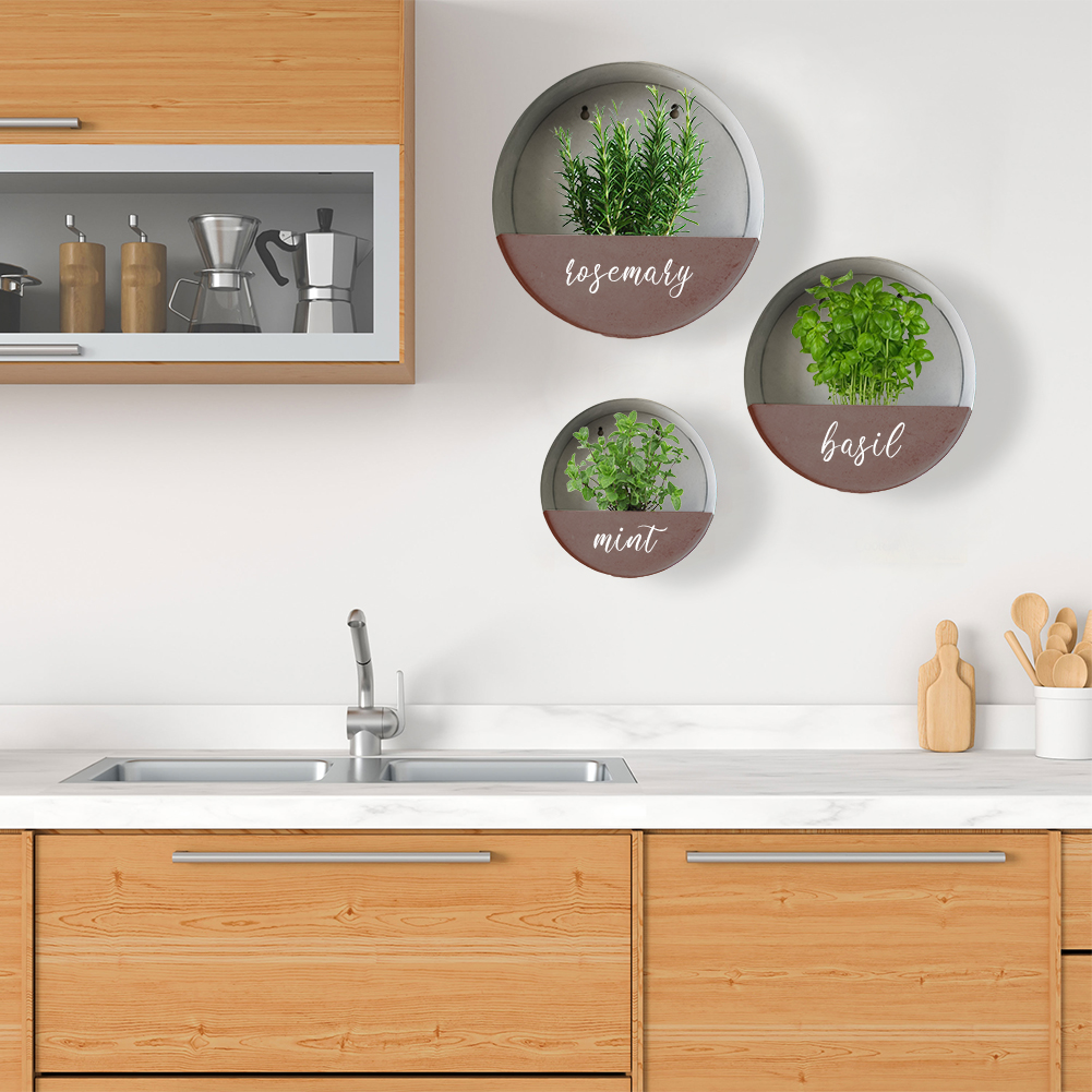 NEW! Modern Home Living Wall Zinc Succulent Planter - Wall Mounted Garden Art - Picture 24 of 24