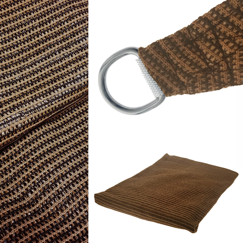 NUOVO! OMBRA VELA DA SOLE - COPERTURA TETTOIA QUADRATA - TENDA PATIO ESTERNO - LATI 16,5' - Foto 12 di 21