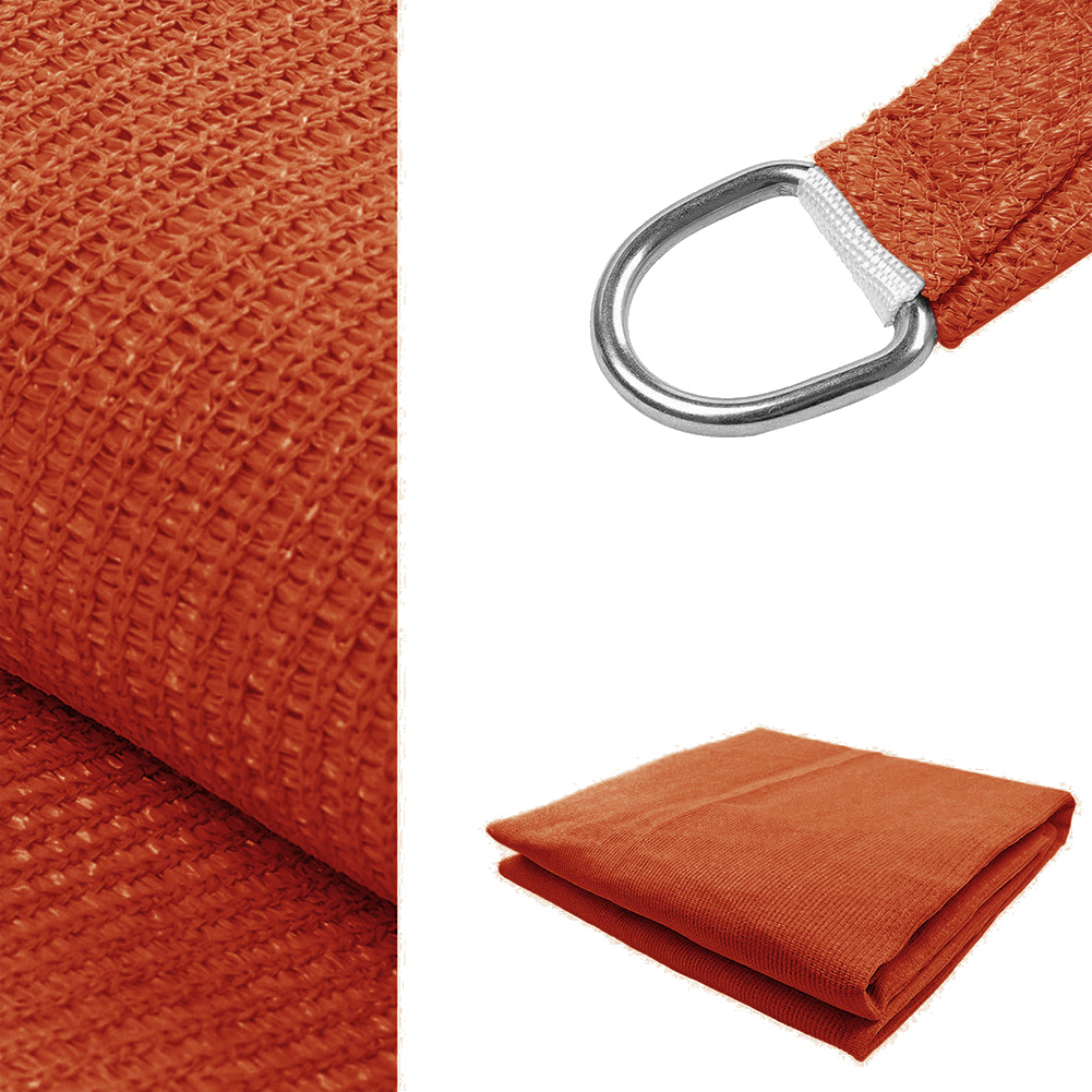 NUOVO! OMBRA VELA DA SOLE - COPERTURA TETTOIA QUADRATA - TENDA PATIO ESTERNO - LATI 16,5' - Foto 20 di 21