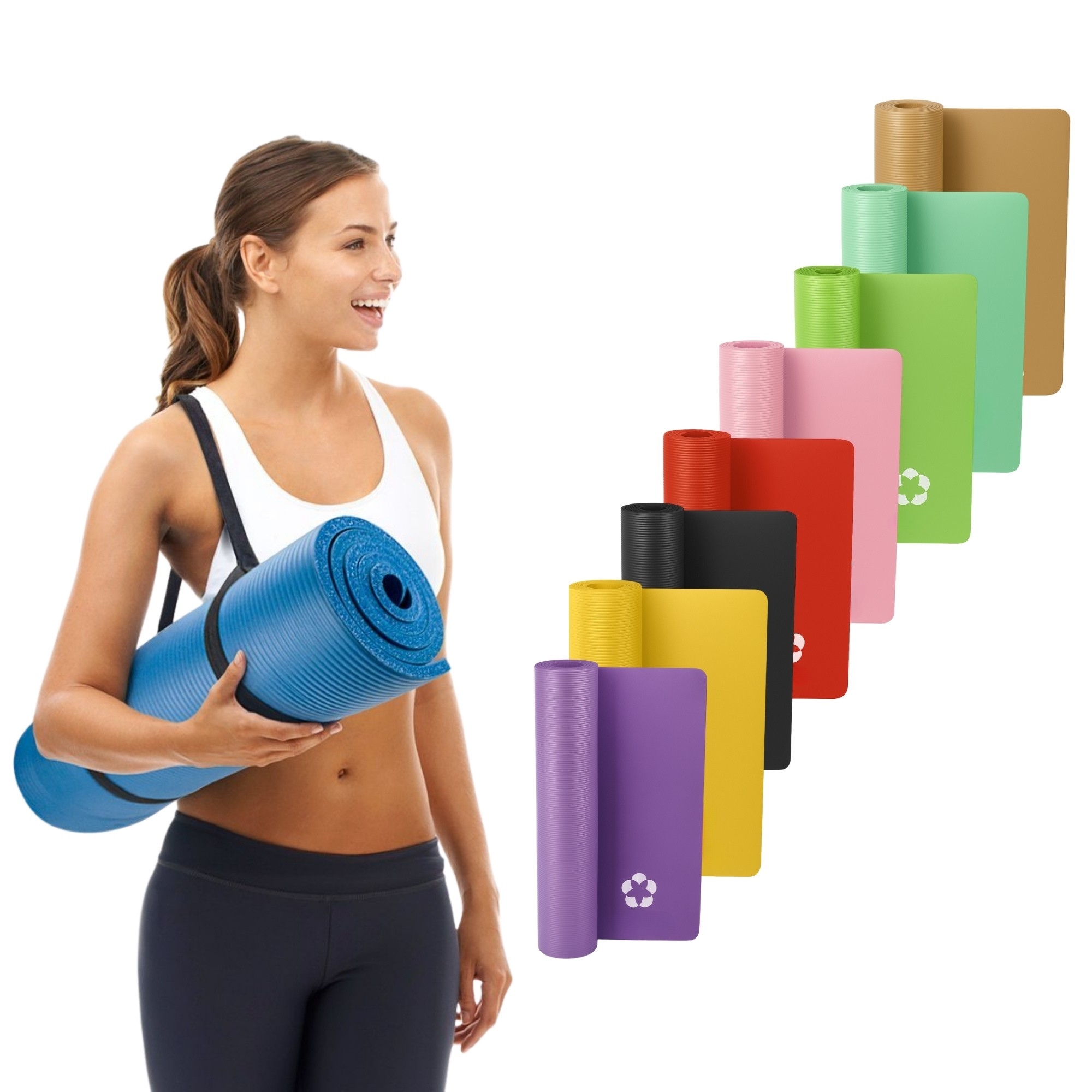 VANDUE AUM 72" x 24" x 0.4" THICK ULTRA SOFT YOGA EXERCISE MAT - HD CELL FOAM - Picture 20 of 72