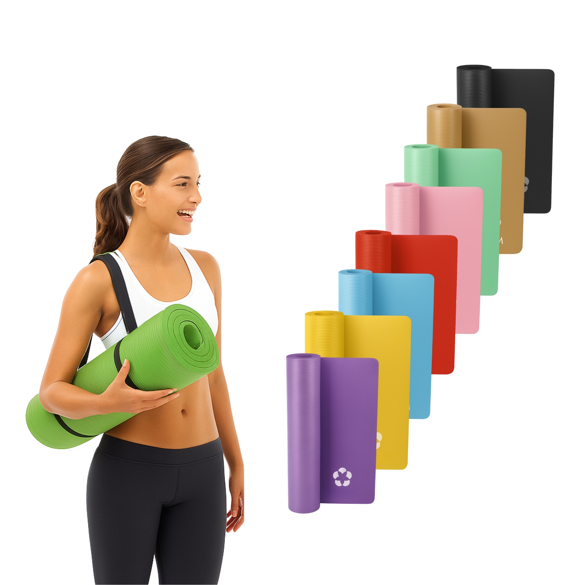 VANDUE AUM 72" x 24" x 0.4" THICK ULTRA SOFT YOGA EXERCISE MAT - HD CELL FOAM - Picture 38 of 72