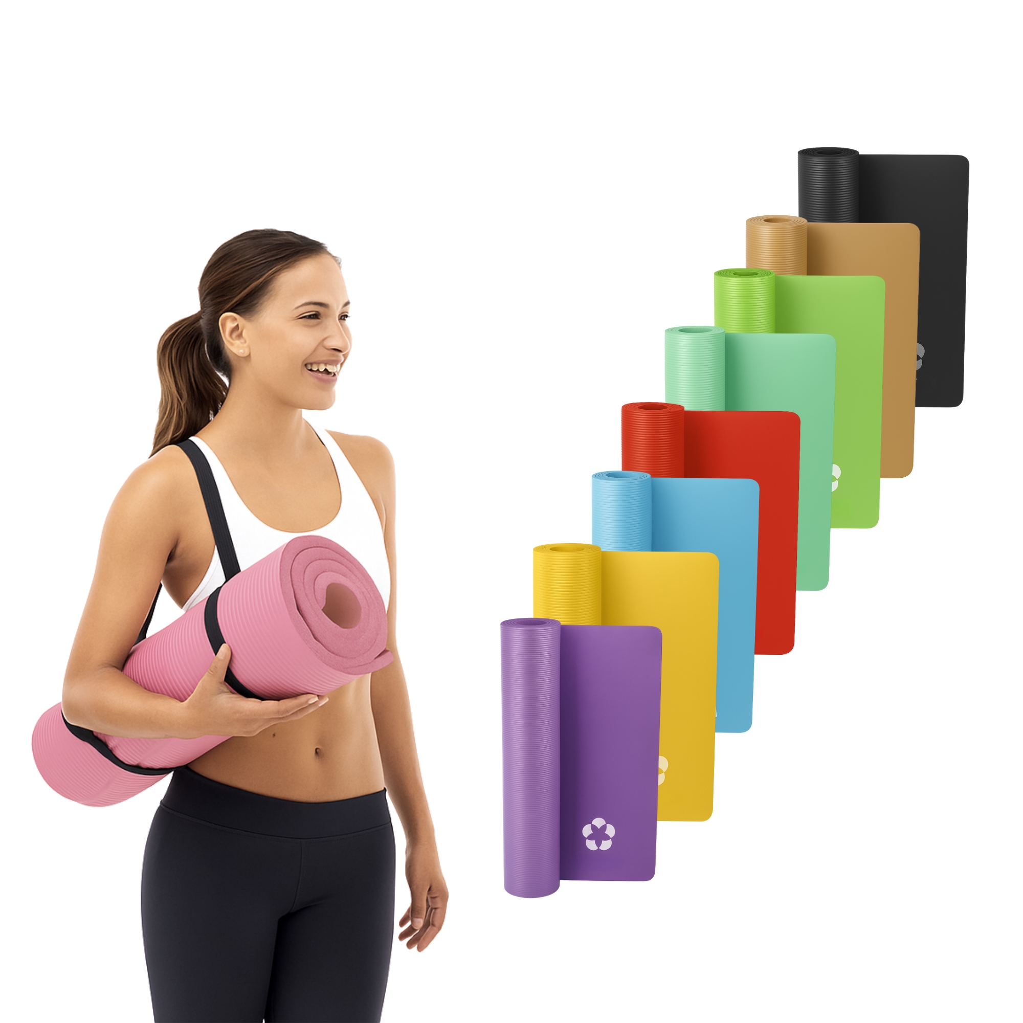 VANDUE AUM 72" x 24" x 0.4" THICK ULTRA SOFT YOGA EXERCISE MAT - HD CELL FOAM - Picture 46 of 72
