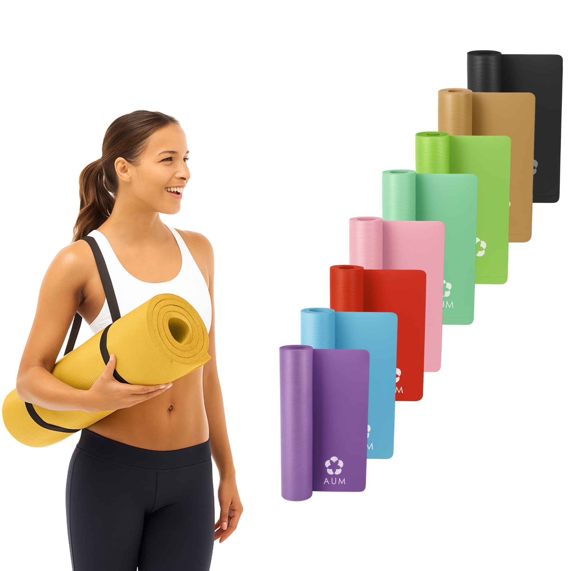 VANDUE AUM 72" x 24" x 0.4" THICK ULTRA SOFT YOGA EXERCISE MAT - HD CELL FOAM - Picture 64 of 72