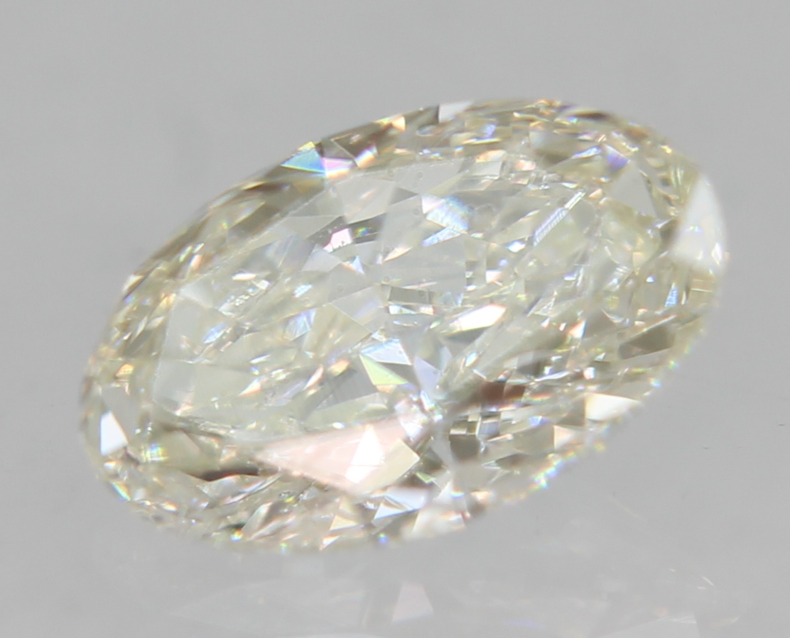 0.18 Carat I VVS1 Oval Natural EARTH MINED Loose Diamond 4.78X3.04mm VIDEO