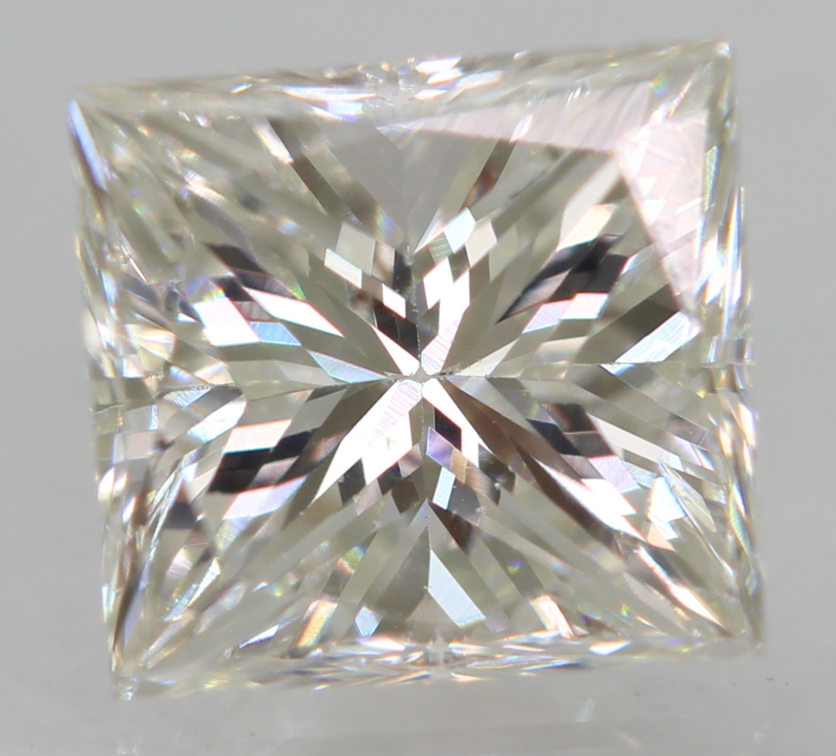Certified 0.63 Carat F VS2 Princess Natural EARTH MINED Loose Diamond 4.74x4.43m