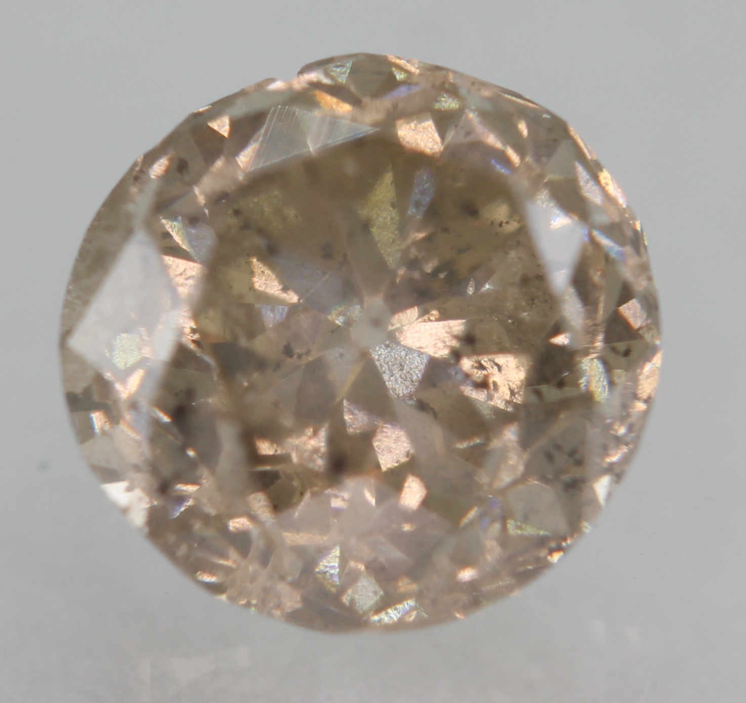 Cert 1.00 Carat Fancy Brown SI1 Old European Cut Natural MINED Diamond 5.92mm