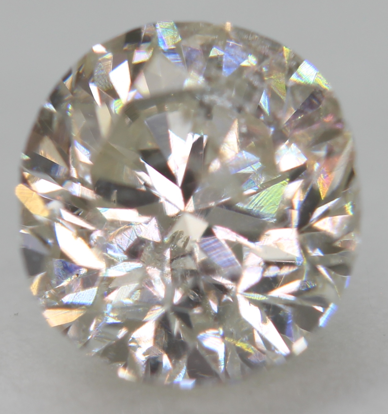 Certified 1.00 Carat H SI1 Round Brilliant Natural Enhanced Loose Diamond 6mm